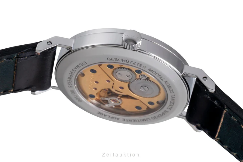 Nomos Tangente steel manual winding men's watch Tangente Super 30 Eiswasserweiss Limited [2507360]