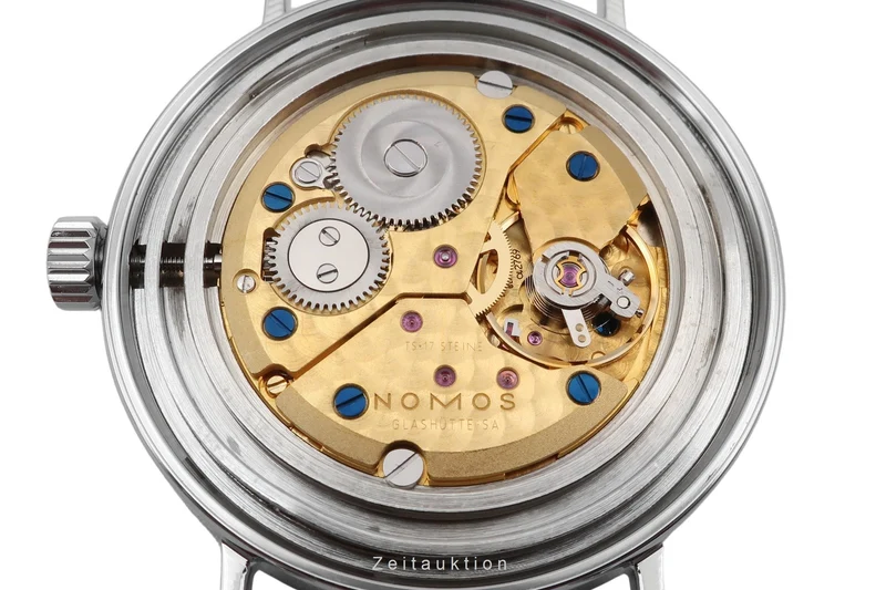 Nomos Tangente steel manual winding men's watch Tangente Super 30 Eiswasserweiss Limited [2507360]