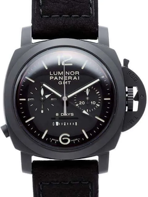 Panerai Luminor 1950 PAM00317 Chrono Monopulsante 8 Days GMT Ceramica