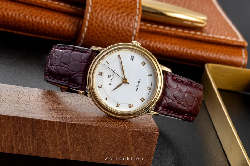 Blancpain Villeret 18 ct gold automatic men's watch 1195-1418 [2507400]