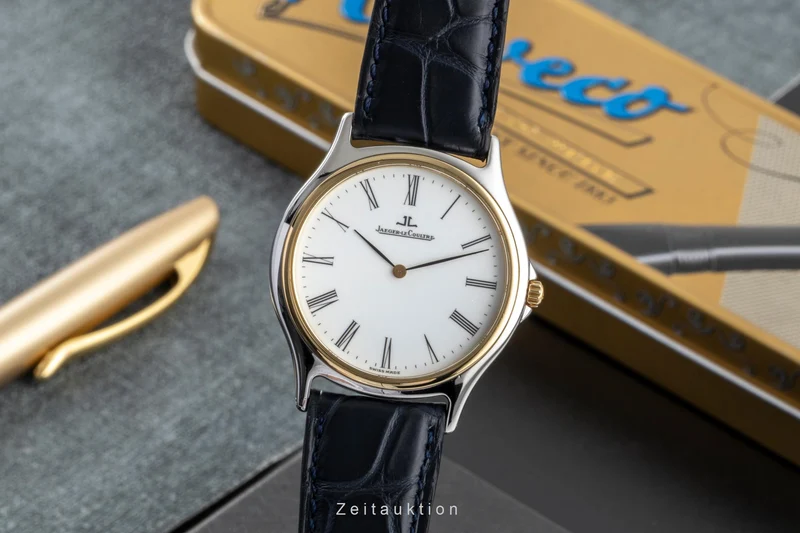 Jaeger LeCoultre Heraion steel / gold quartz men's watch 112.5.08 [2600407]