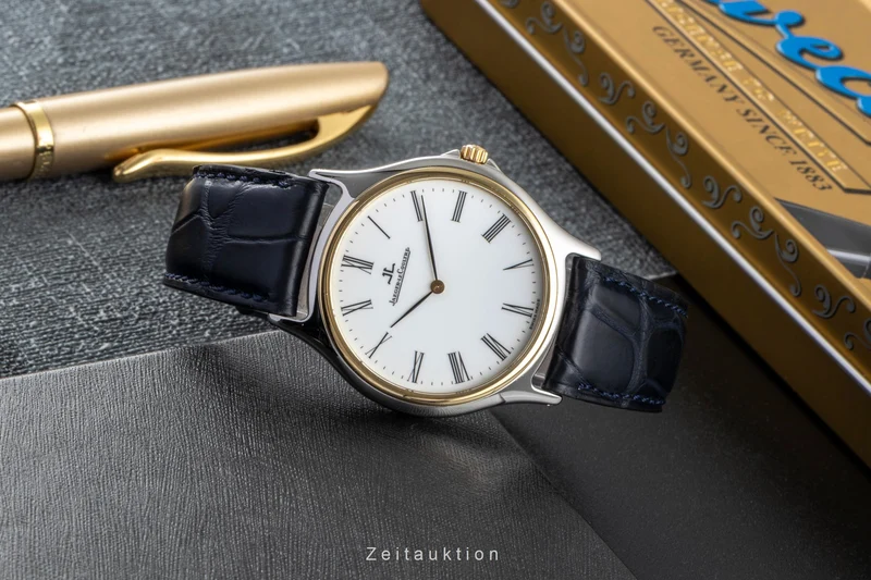 Jaeger LeCoultre Heraion steel / gold quartz men's watch 112.5.08 [2600407]