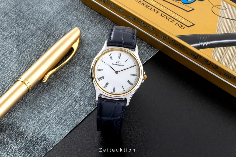 Jaeger LeCoultre Heraion steel / gold quartz men's watch 112.5.08 [2600407]