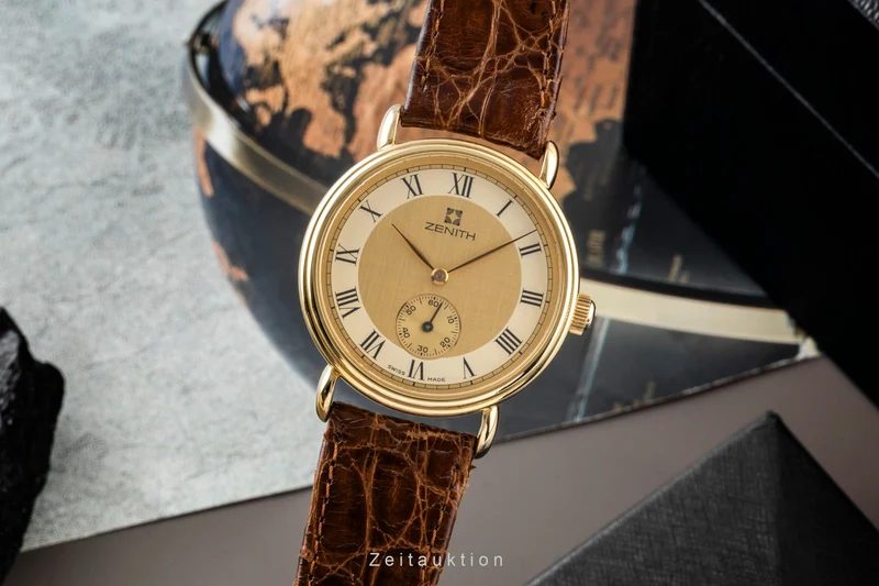 Zenith Prime 18 ct gold manual winding men's watch 30.0530.113 [2600269]
