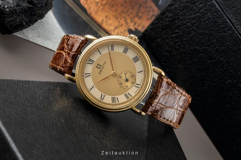 Zenith Prime 18 ct gold manual winding men's watch 30.0530.113 [2600269]