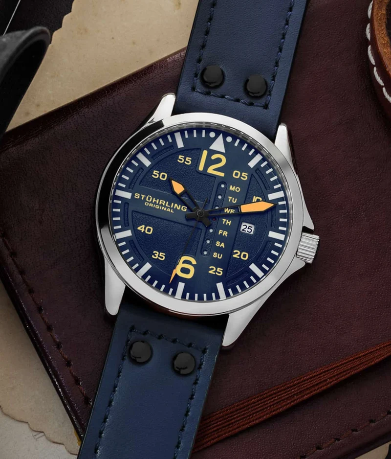 Stührling Aeronaut 3916 Quartz 43mm Aviator