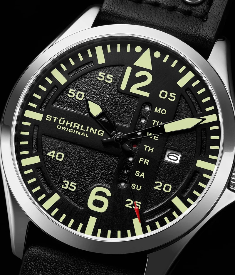 Stührling Aeronaut 3916 Quartz 43mm Aviator