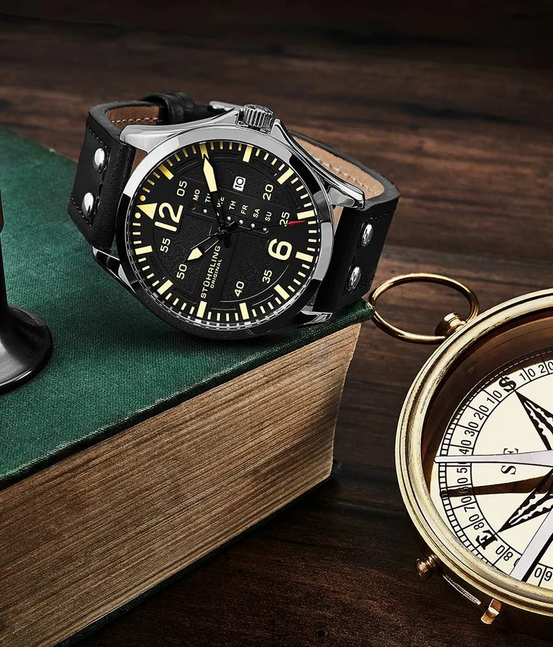 Stührling Aeronaut 3916 Quartz 43mm Aviator