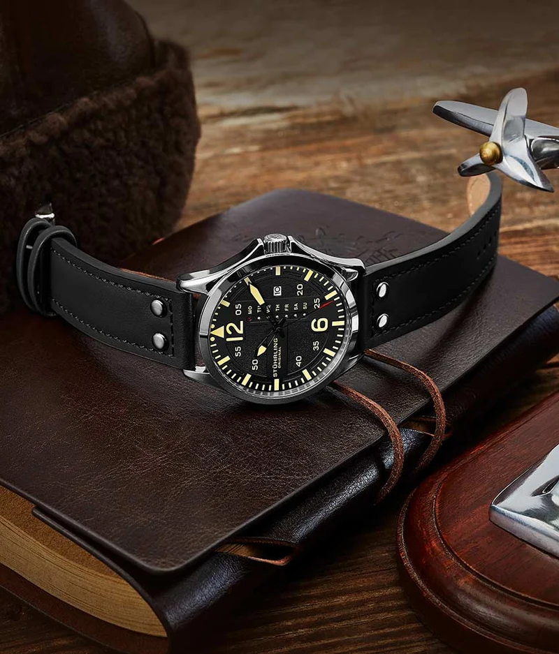 Stührling Aeronaut 3916 Quartz 43mm Aviator