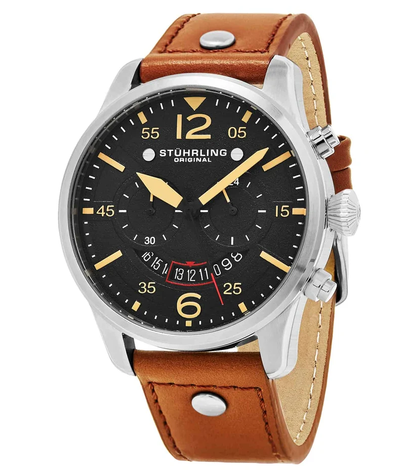 Stührling Anhedral 473 Quartz 44mm Aviator