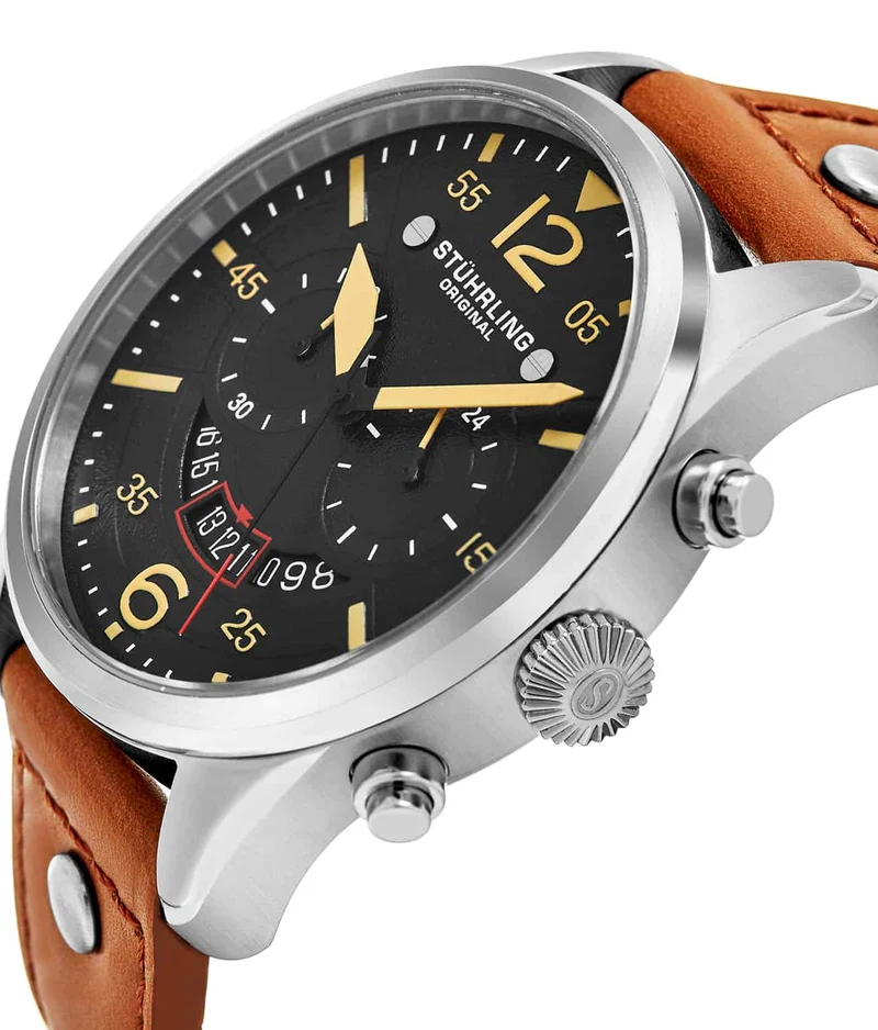Stührling Anhedral 473 Quartz 44mm Aviator
