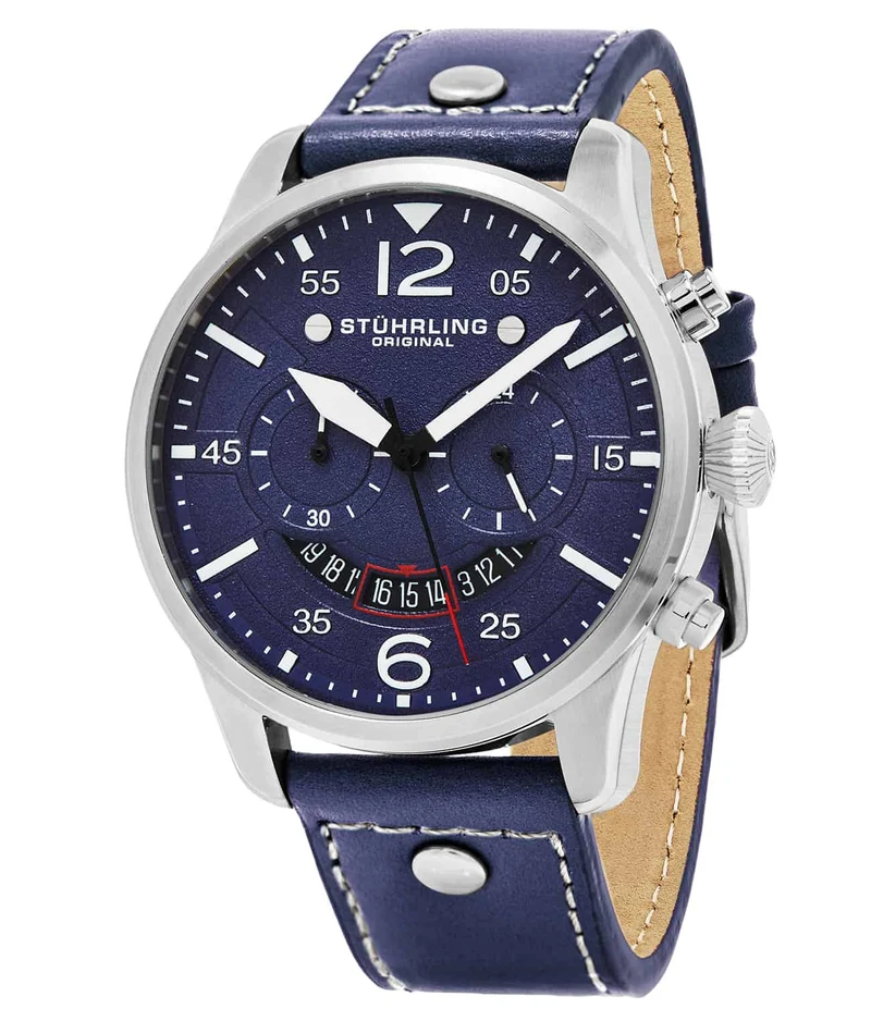 Stührling Anhedral 473 Quartz 44mm Aviator