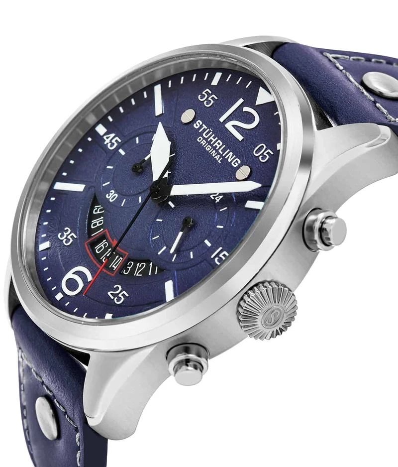 Stührling Anhedral 473 Quartz 44mm Aviator