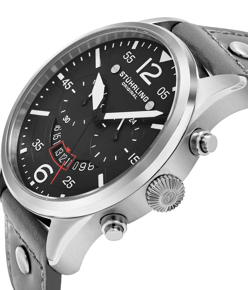 Stührling Anhedral 473 Quartz 44mm Aviator