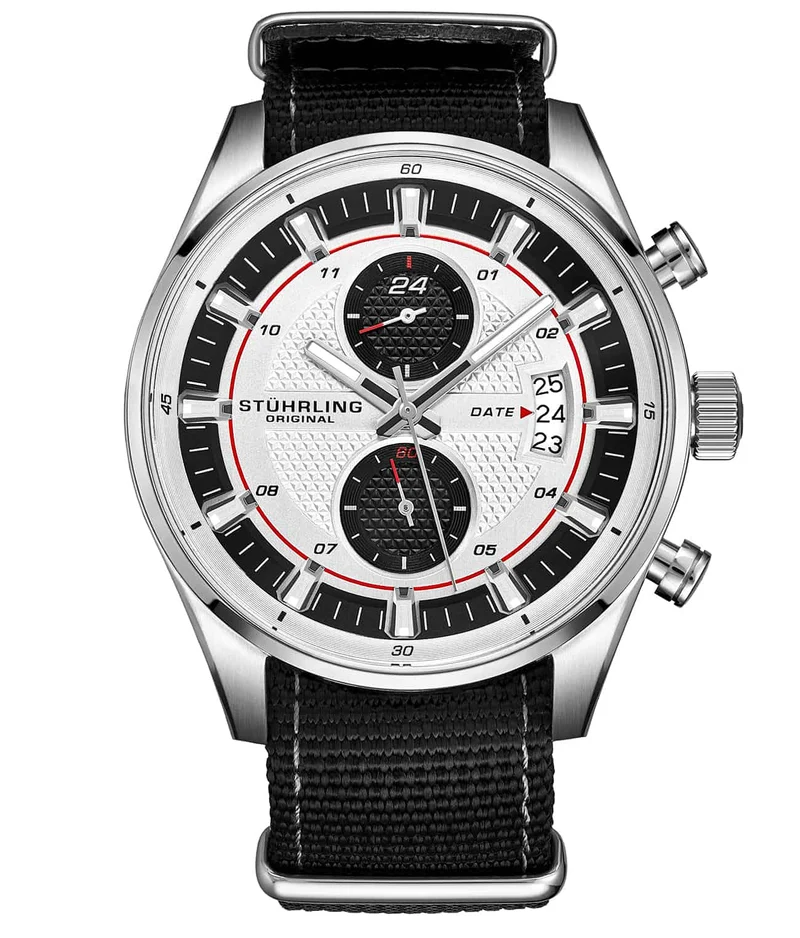 Stührling Globetrotter GMT Quartz 44mm Aviator