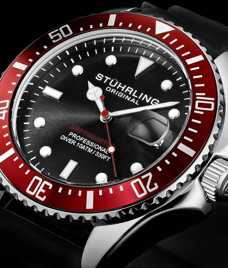 Stührling Pelagos 3950R Quartz 42mm Diver