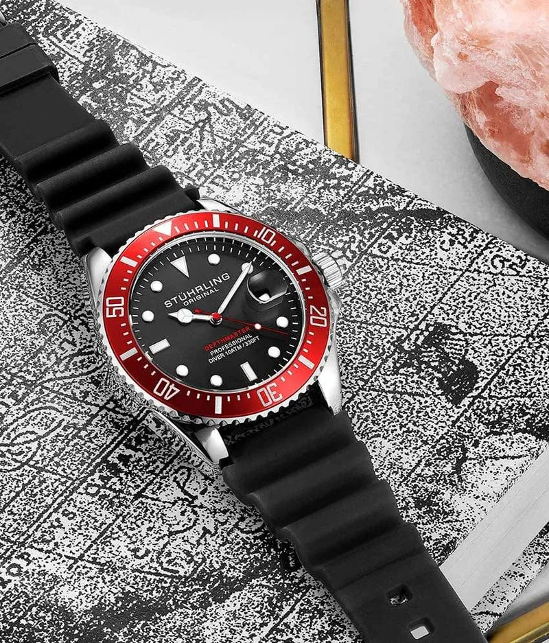 Stührling Pelagos 3950R Quartz 42mm Diver