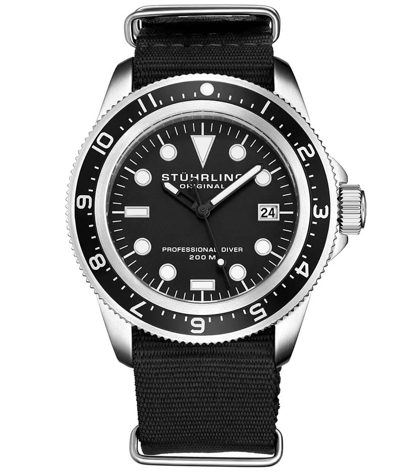 Stührling Cobia 966B Quartz 42mm Diver