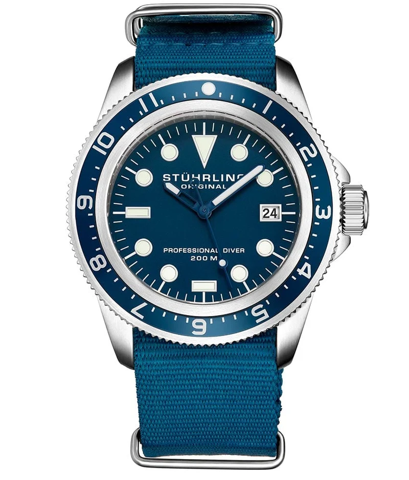 Stührling Cobia 966B Quartz 42mm Diver
