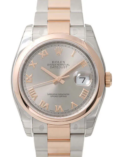 Rolex Datejust 36 116201 Stahlfarben Römisch
