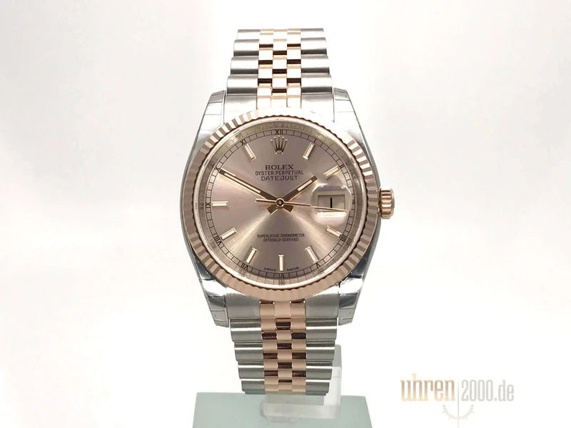 Rolex Datejust 36 116231 Pink Index Jubile-Band
