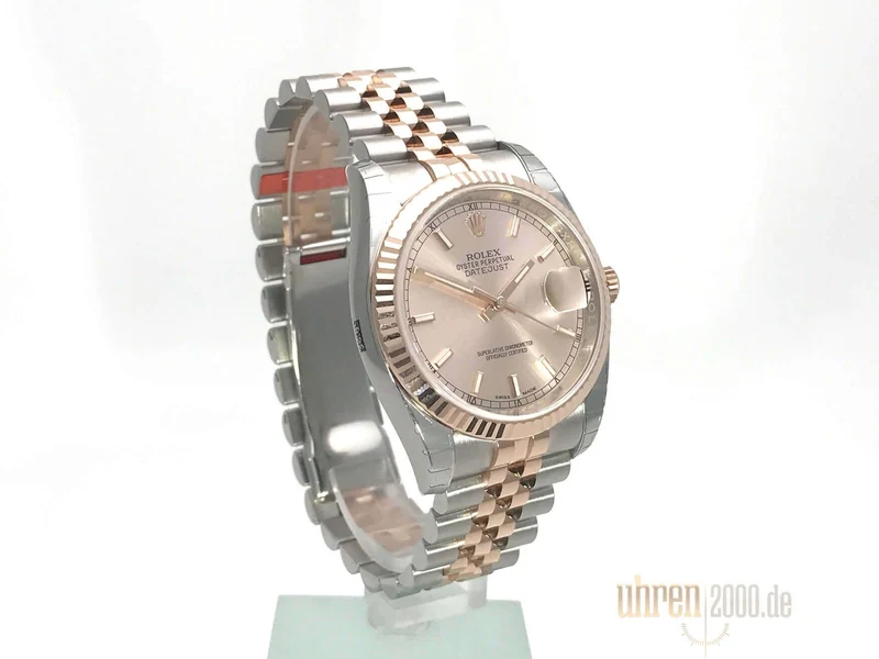 Rolex Datejust 36 116231 Pink Index Jubile-Band