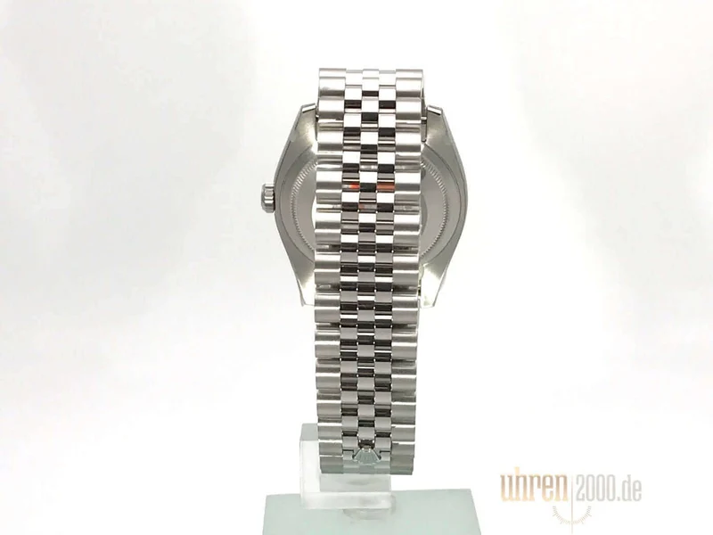Rolex Datejust 36 116234 Rhodium Römisch Jubile-Band