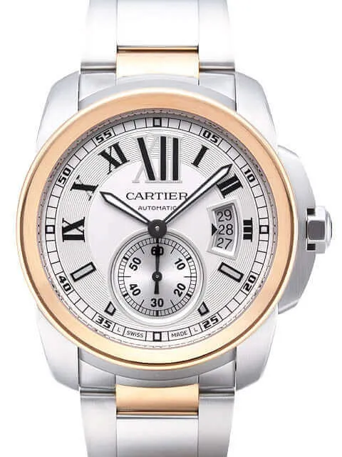 Cartier Calibre de Cartier W7100036 Stahl Rotgold