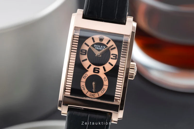 Rolex Cellini 18 ct red gold manual winding men's watch 5442/5 [2600632]