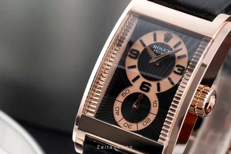 Rolex Cellini 18 ct red gold manual winding men's watch 5442/5 [2600632]
