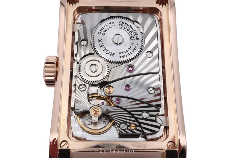 Rolex Cellini 18 ct red gold manual winding men's watch 5442/5 [2600632]