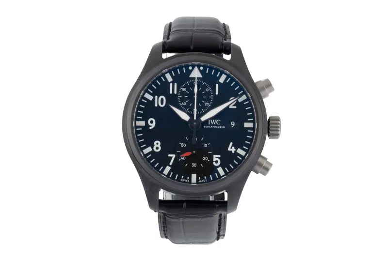 IWC Fliegerchronograph chronograph ceramic / titanium automatic men's watch IW389001 LP: 9900EUR [2600460]