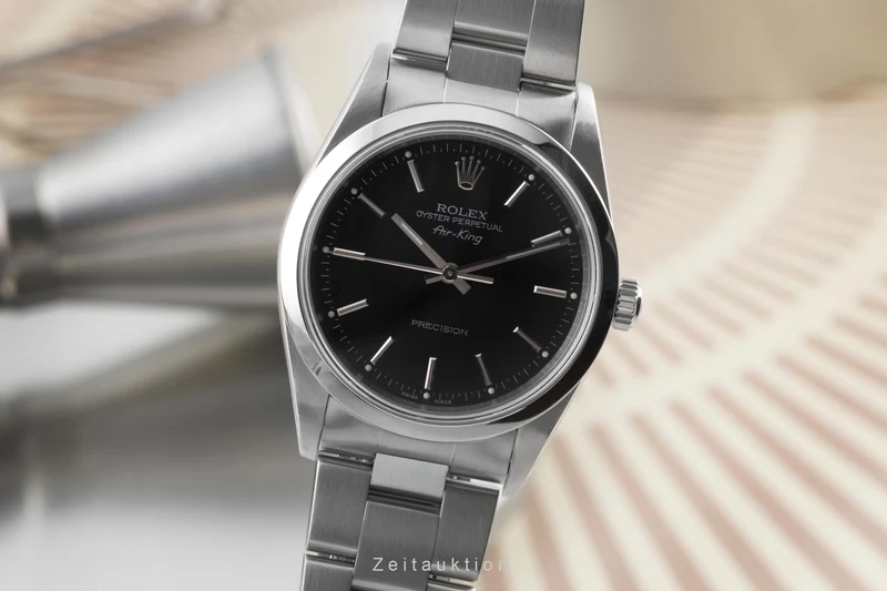 Rolex Air King steel automatic men's watch 14000 [2600492]