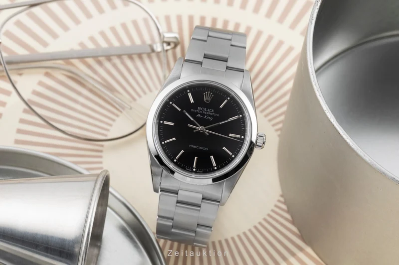 Rolex Air King steel automatic men's watch 14000 [2600492]