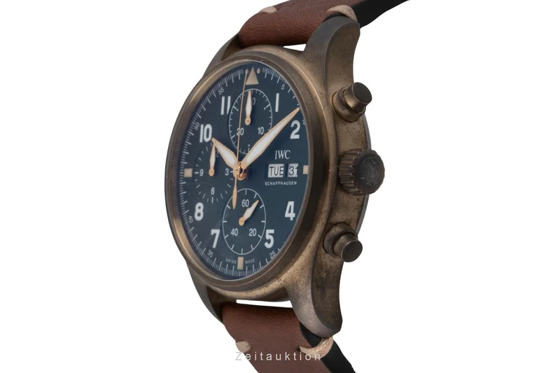 IWC Spitfire chronograph bronze automatic men's watch IW387902 LP: 7800EUR [2507178]