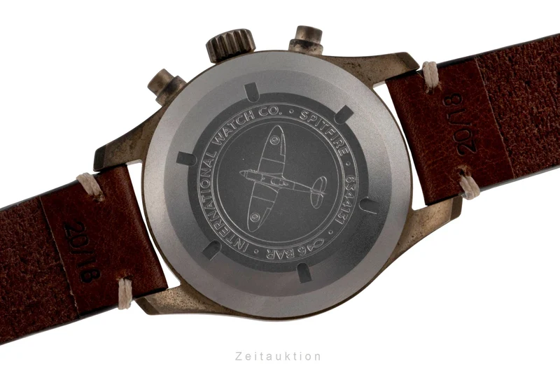 IWC Spitfire chronograph bronze automatic men's watch IW387902 LP: 7800EUR [2507178]