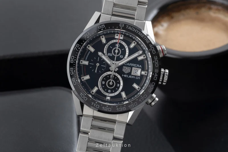 Tag Heuer Carrera chronograph steel automatic men's watch CAR201Z.BA0714 [2507317]