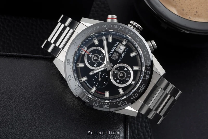 Tag Heuer Carrera chronograph steel automatic men's watch CAR201Z.BA0714 [2507317]