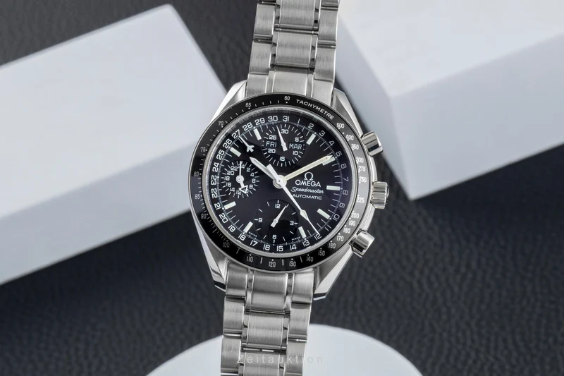 Omega Speedmaster Date chronograph steel automatic men's watch 3520.50.00 [2506492]