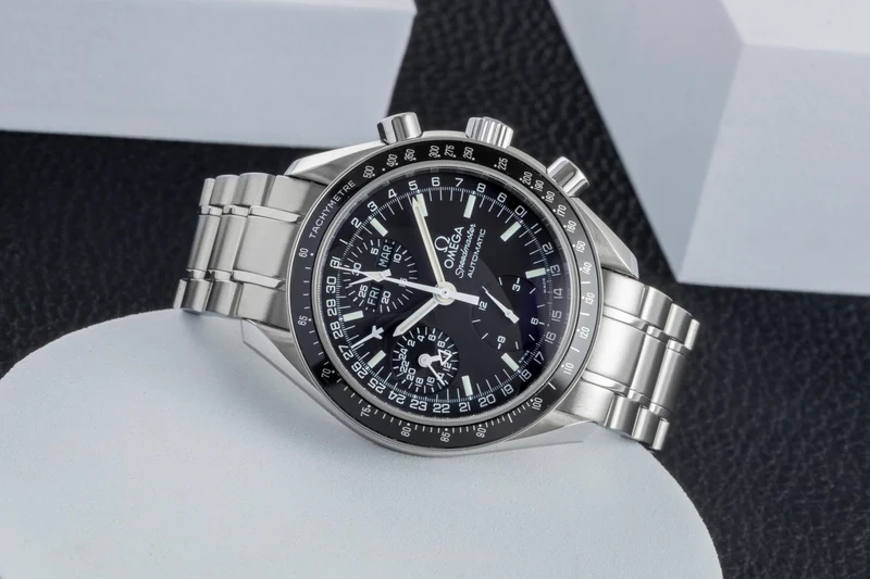Omega Speedmaster Date chronograph steel automatic men's watch 3520.50.00 [2506492]
