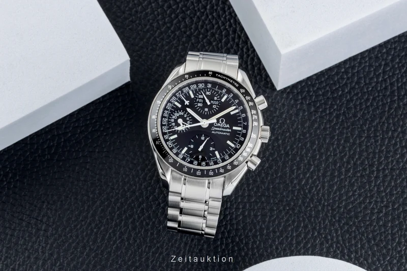 Omega Speedmaster Date chronograph steel automatic men's watch 3520.50.00 [2506492]