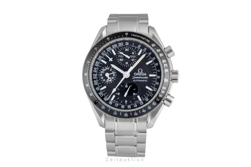 Omega Speedmaster Date chronograph steel automatic men's watch 3520.50.00 [2506492]