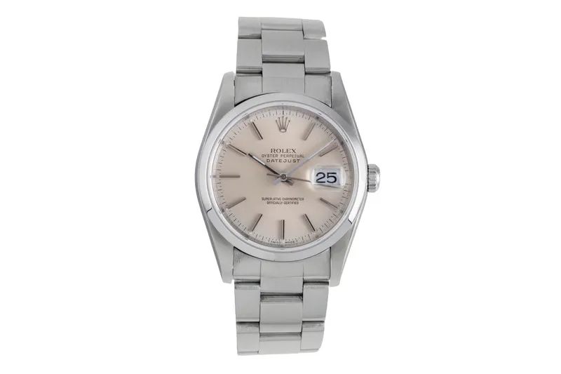 Rolex Datejust steel automatic men's watch 16200 [2507528]