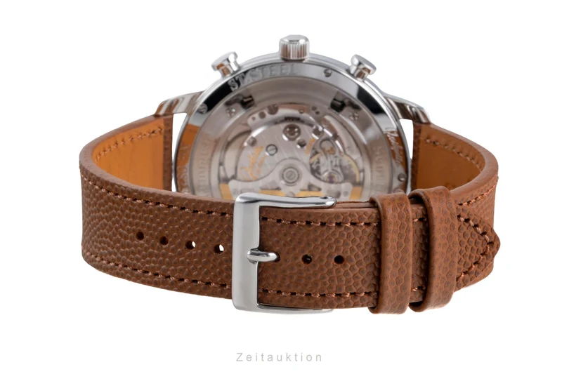 Glashütte Sixties chronograph steel automatic men's watch 1-39-34-03-22-04 LP: 8800EUR [2507536]