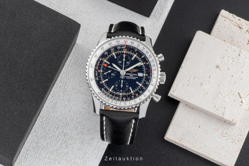 Breitling Navitimer World steel automatic men's watch A2432212/B726 [2600301]