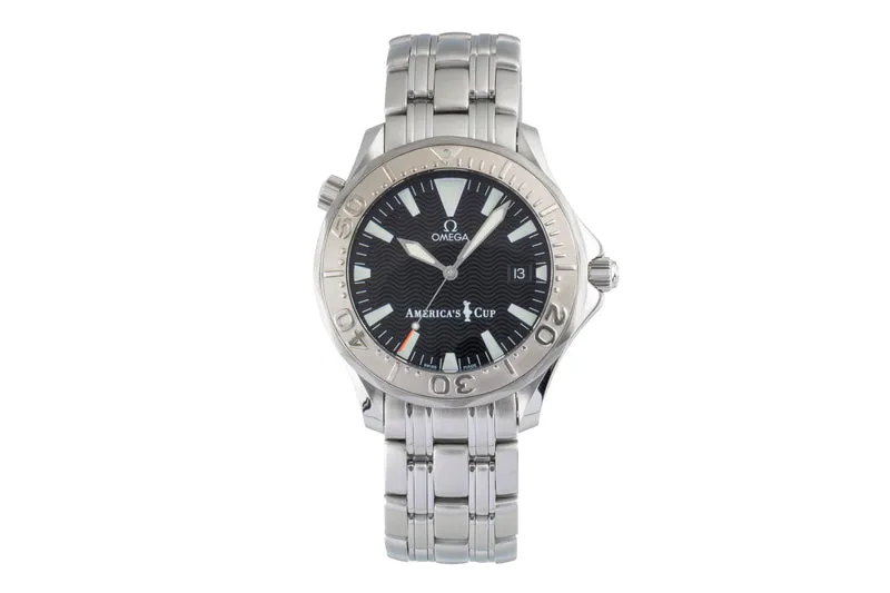 Omega Seamaster steel / white gold automatic men's watch 2533.50.00 Limited [2507430]