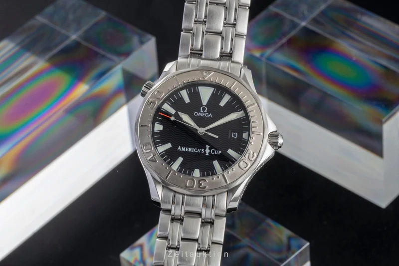 Omega Seamaster steel / white gold automatic men's watch 2533.50.00 Limited [2507430]