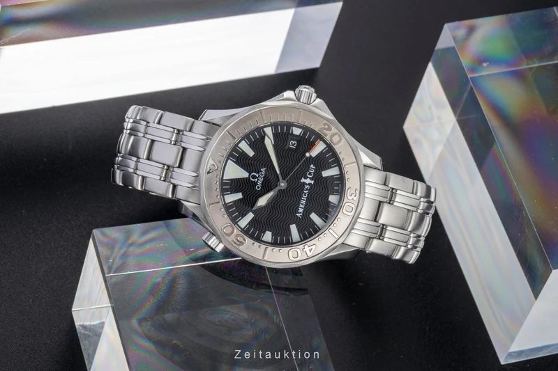 Omega Seamaster steel / white gold automatic men's watch 2533.50.00 Limited [2507430]