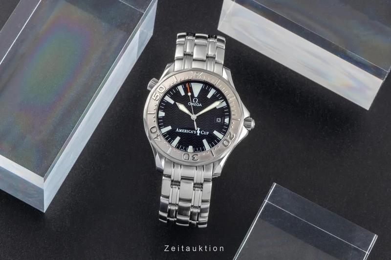 Omega Seamaster steel / white gold automatic men's watch 2533.50.00 Limited [2507430]