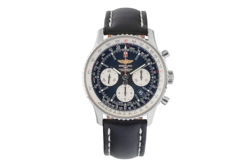 Breitling Navitimer 01 chronograph steel automatic men's watch AB012012/BB01 LP: 9300EUR [2600131]